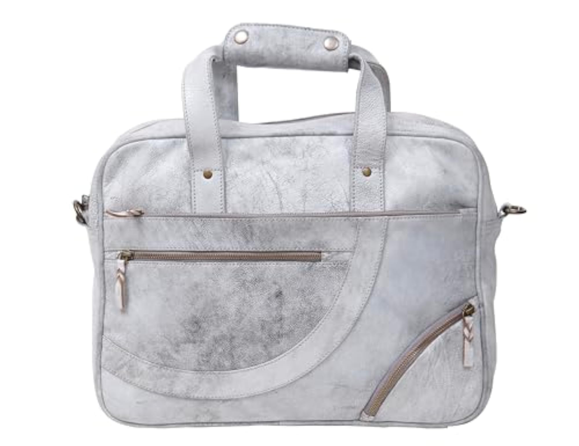 Classic Full Grain Leather Office Bag with YKK Zipper